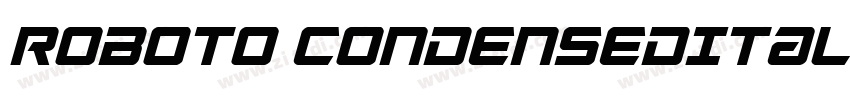 Roboto CondensedItal字体转换